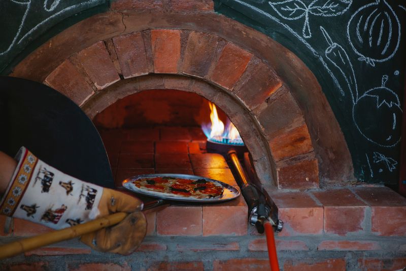 Inside Anthony's coal fired pizza restaurant